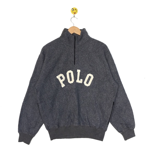 RARE!! Polo Sport Half Zip sweatshirts Fleece styl