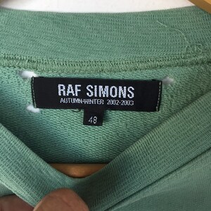 Raf Simons Virginia Creeper A/W 2002/2003 Baseball Sweatshirt Belgian ...