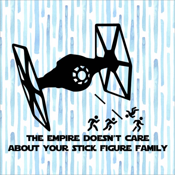 Download Star Wars Stick Figure Family The Empire Star Wars Svg Etsy