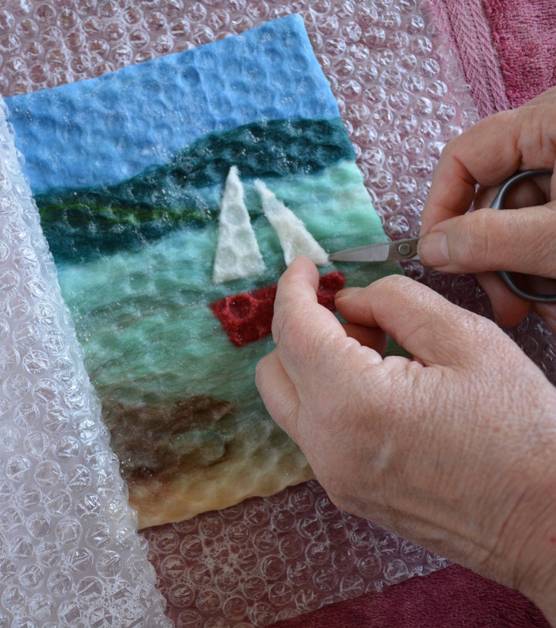 Boat Beginners Wet Felting Kit / Needle Felting / Sailing Boat Etsy