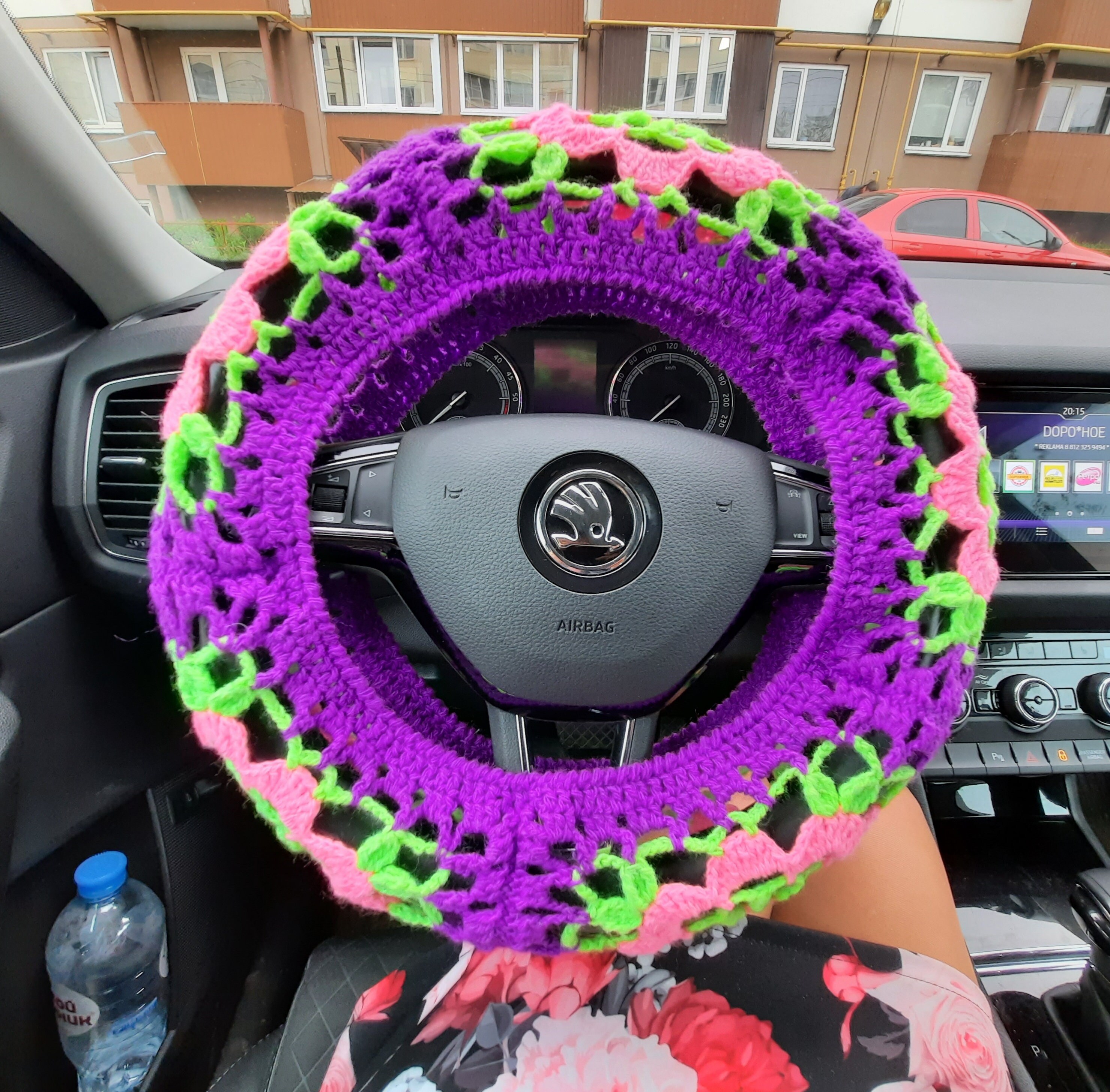 Steering wheel cover for women Cute car accessories Boho car Etsy