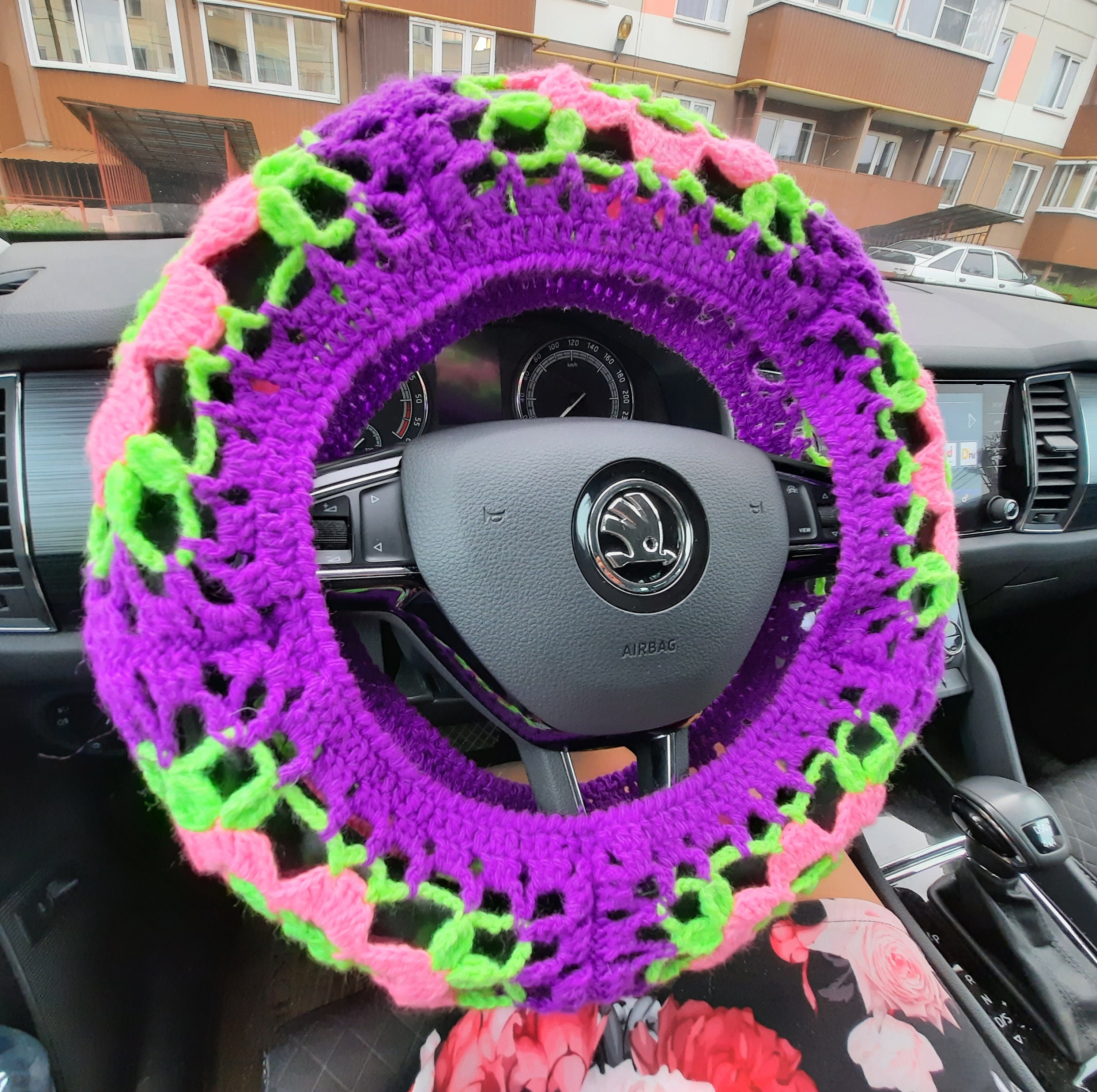 Steering wheel cover for women Cute car accessories Boho car Etsy