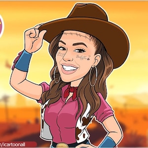 I will one character in cartoon style