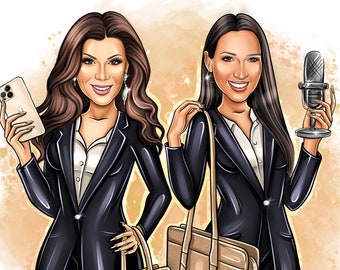 Custom Cartoon Portrait Logo: Unique Business Avatar