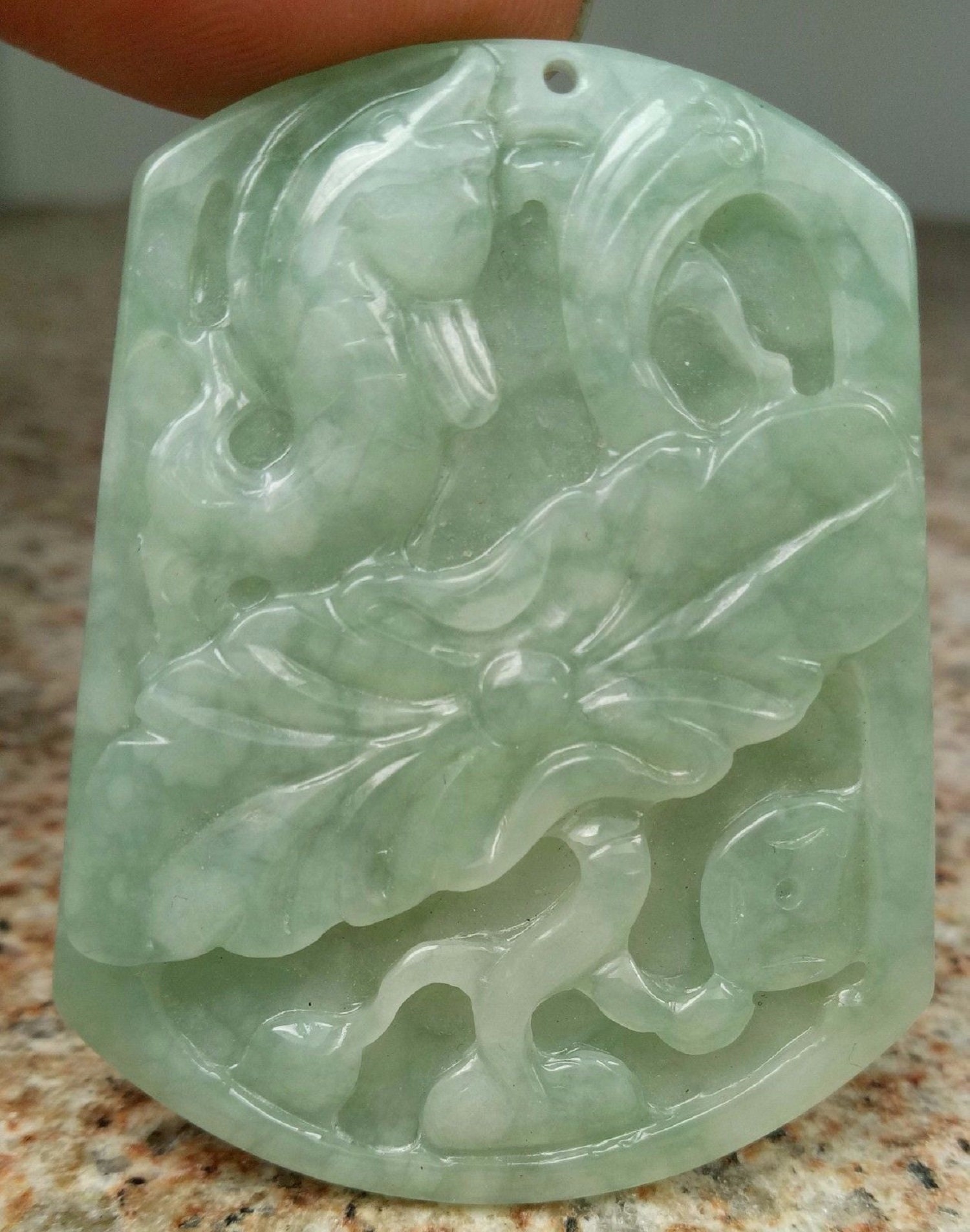 Certified Light Green 100 Natural A Jade jadeite pendant Etsy