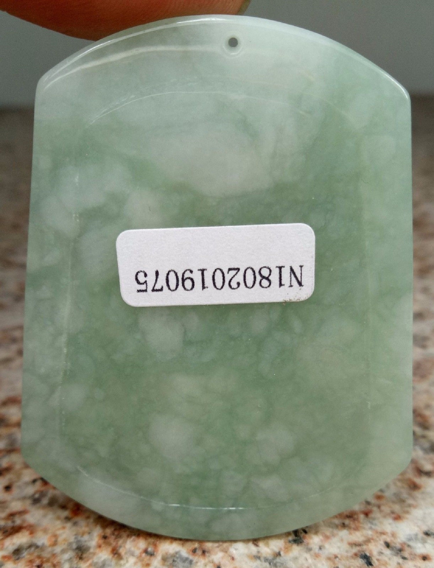 Certified Light Green 100 Natural A Jade Jadeite Pendant Etsy