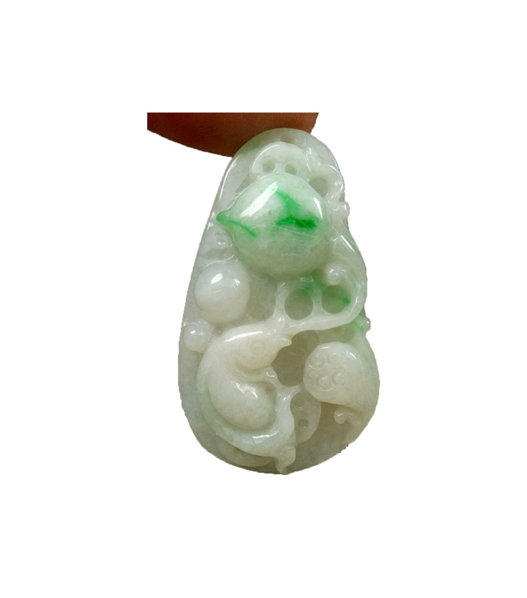 MOJadeite - Nuevo collar de jadeíta verde natural certificado de grado
