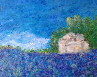 Acrylbild "Provence", 24x18cm