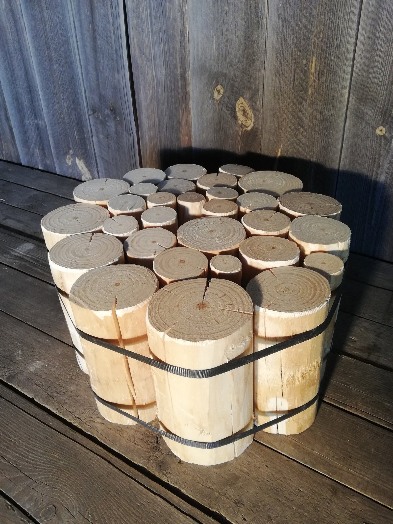 Decorative Round Logs display or craft bundle of 30 Etsy