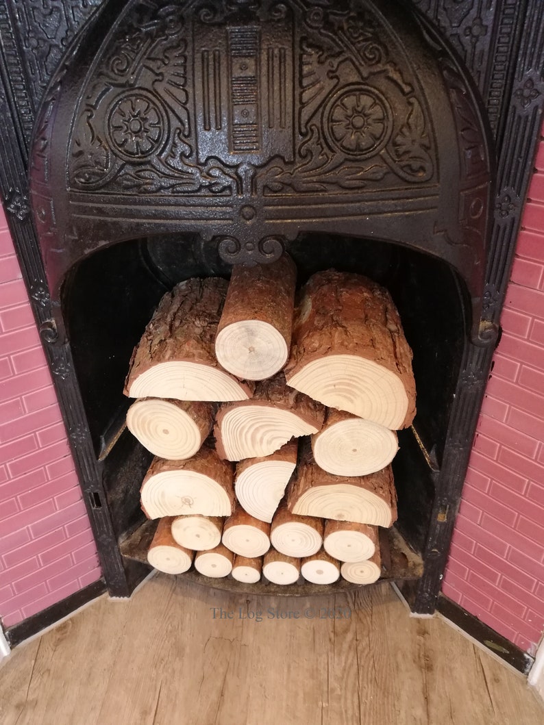 Decorative Round Display Logs Natural Ornamental Display Logs Etsy