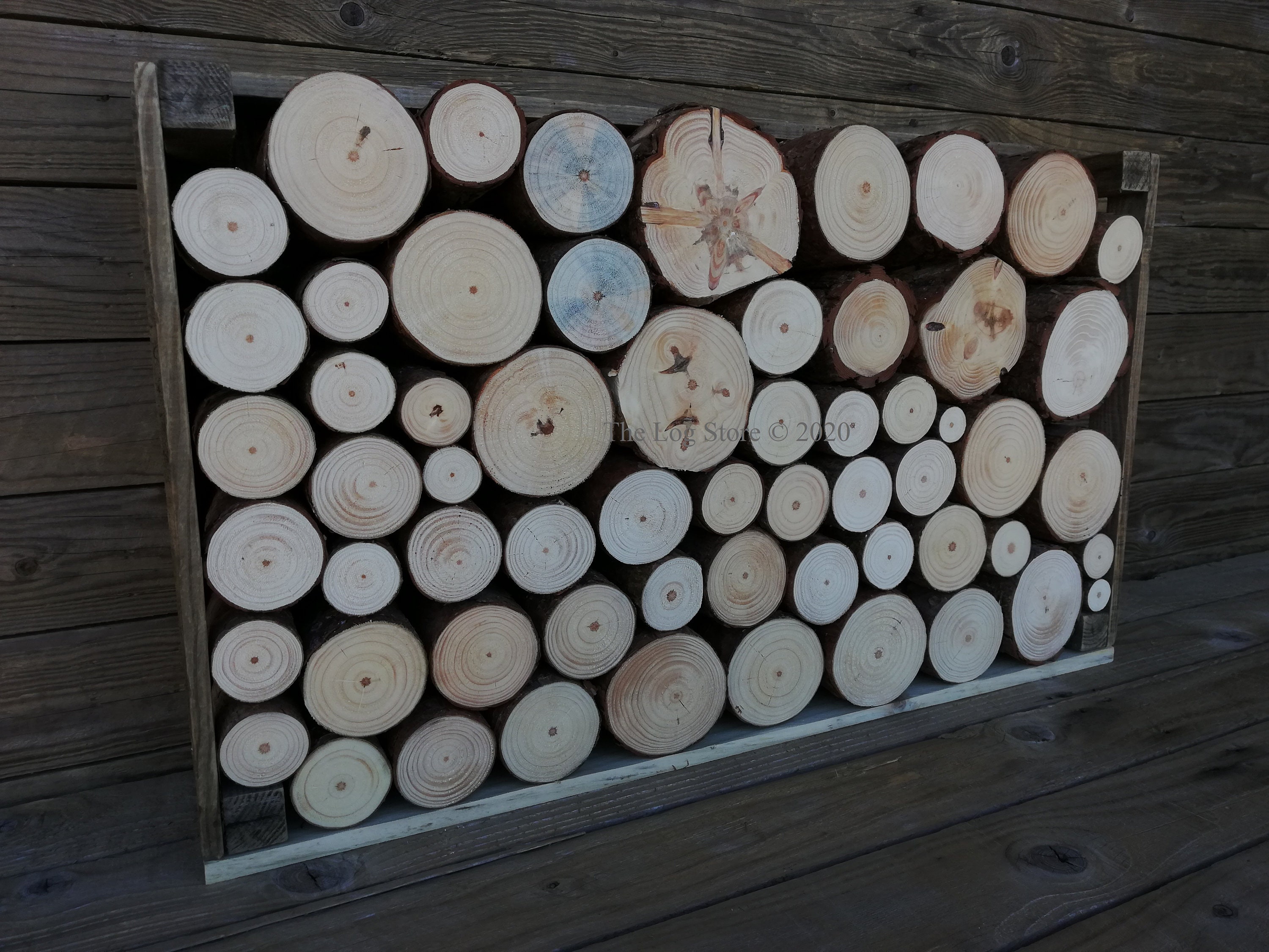 Decorative Round Display Logs Natural Ornamental Display Logs Etsy