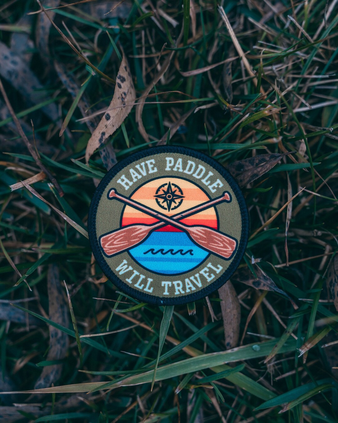 Have Paddle Will Travel Canoeing Patch, Kayaking Patch With Heat Seal