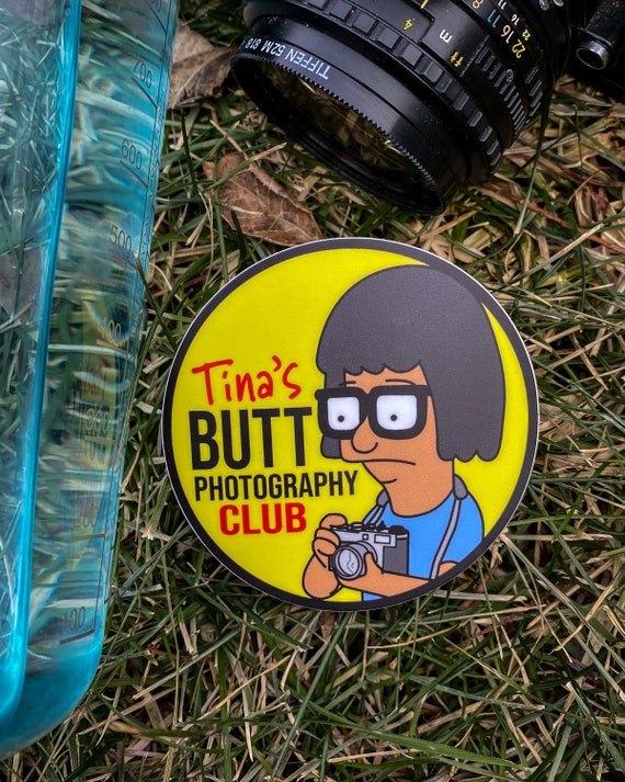 Pegatina del club de fotografía de Tina's Butt calcomanía - Etsy México