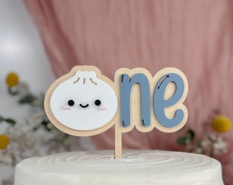 Dumpling Cake Topper | One Year Old | Xiao Long Bao | Birthday | Baby Dumpling