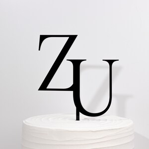 Wedding Cake Topper | Event Cake Topper | Wedding | Classic | Modern Cake Topper | Customizable Cake Topper