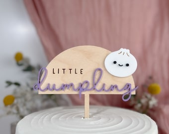 Little Dumpling Cake Topper | Xiao Long Bao | Birthday | Baby Dumpling