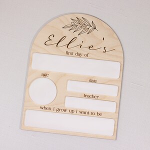 First Day of School Sign | Back to School Signs | Dry Erase Sign | Reusable Sign