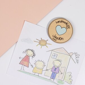Custom Look What I Made Magnet | Refrigerator Magnet | Artwork Display |  Children Art Magnet |  Kids Magnet