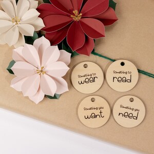 Something to Read | Something You Need | Something to Wear | Something You Want Tags | Christmas Tags | Christmas Gift Tag
