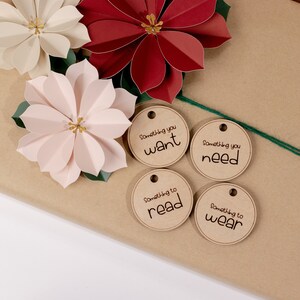 Something to Read | Something You Need | Something to Wear | Something You Want Tags | Christmas Tags | Christmas Gift Tag