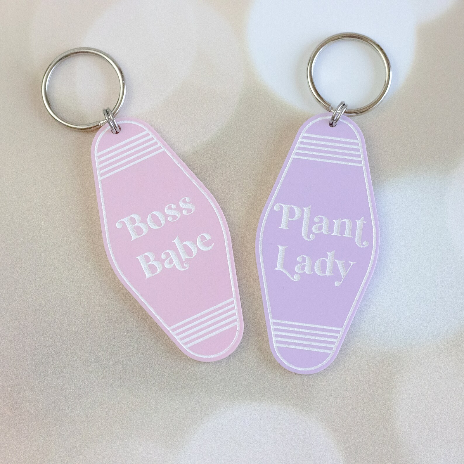 Pastel Retro Keychains Vintage Motel Keychain Funny Etsy