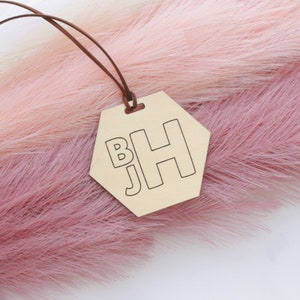 Stacked Monogram Stroller Tag | Baby Car Seat Tag | Newborn Sign | Stroller Tag | Baby Shower Gift | Custom Stroller Sign