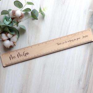 Teacher&#39;s Ruler | Teachers Gift | Teacher Appreciation | Educator | School Ruler | School Supplies | Gift For Teachers | Personalized Ruler
