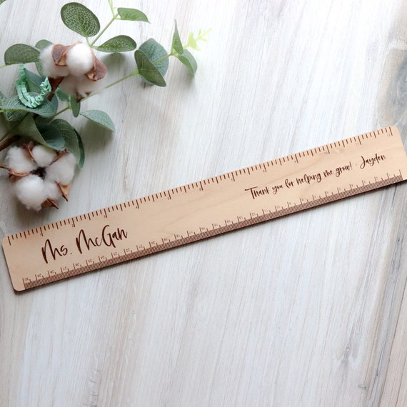 Teacher's Ruler Teachers Gift Teacher Appreciation | Etsy