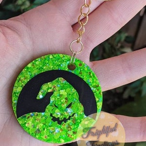 oogie boogie plush keychain