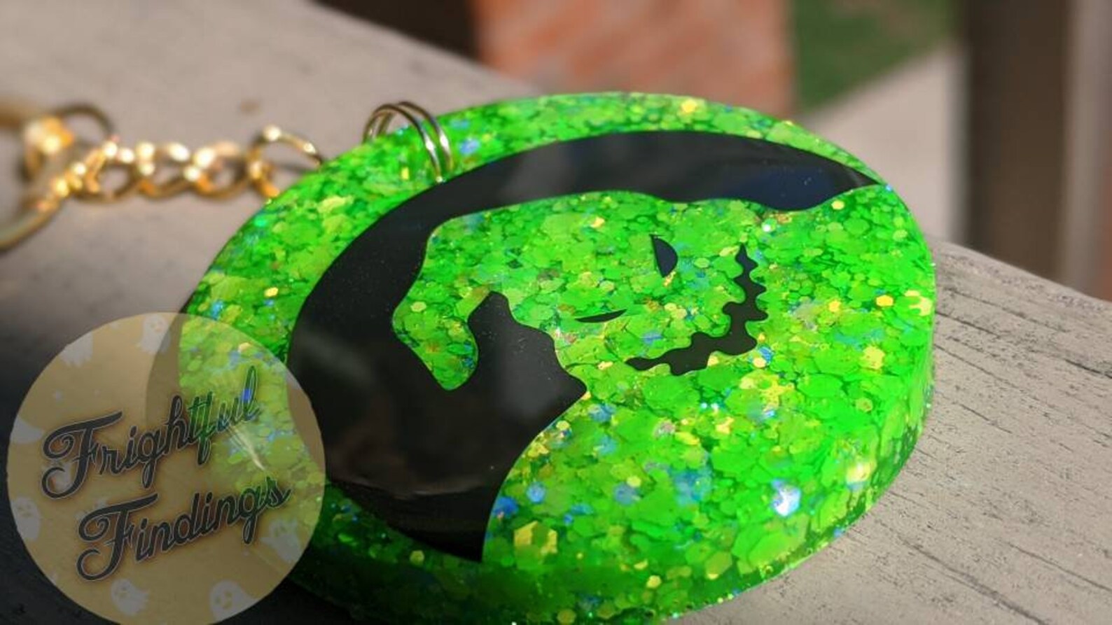 oogie boogie plush keychain