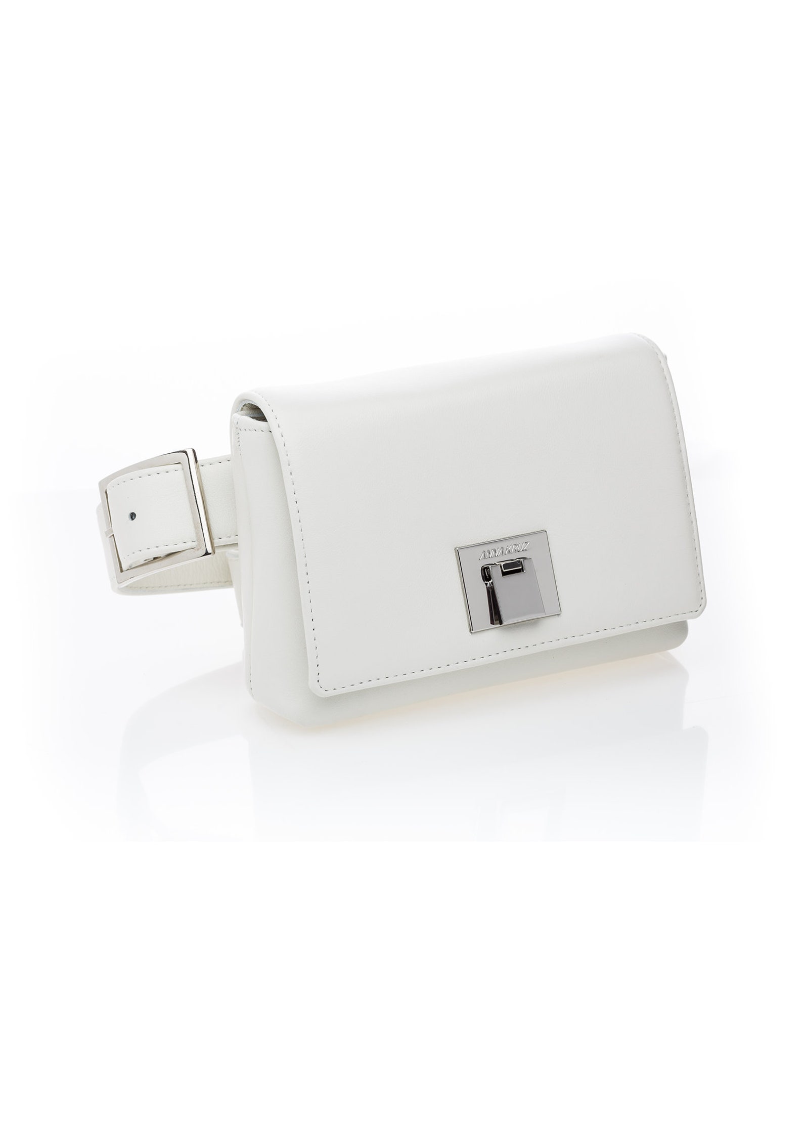 CLASSIC BELT BAG White Leather Bag for Women White Belt Etsy