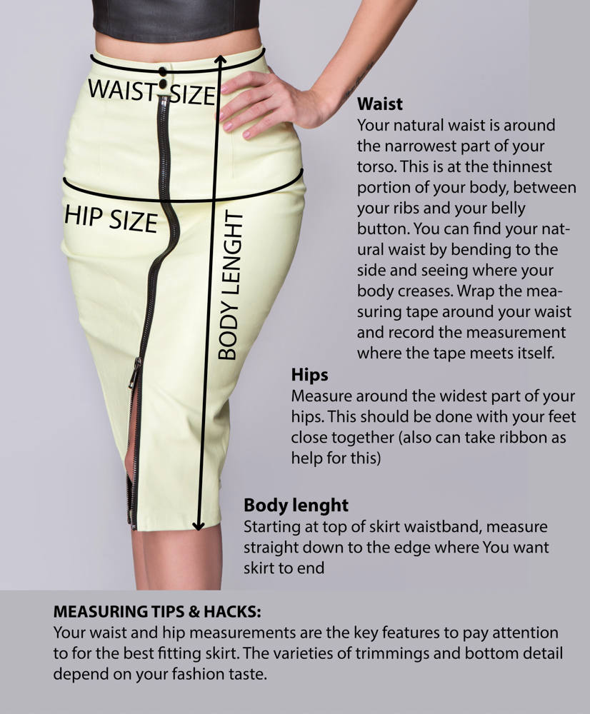 Genuine Leather Skirt Stretch Leather Pencil Skirt Elastic Etsy