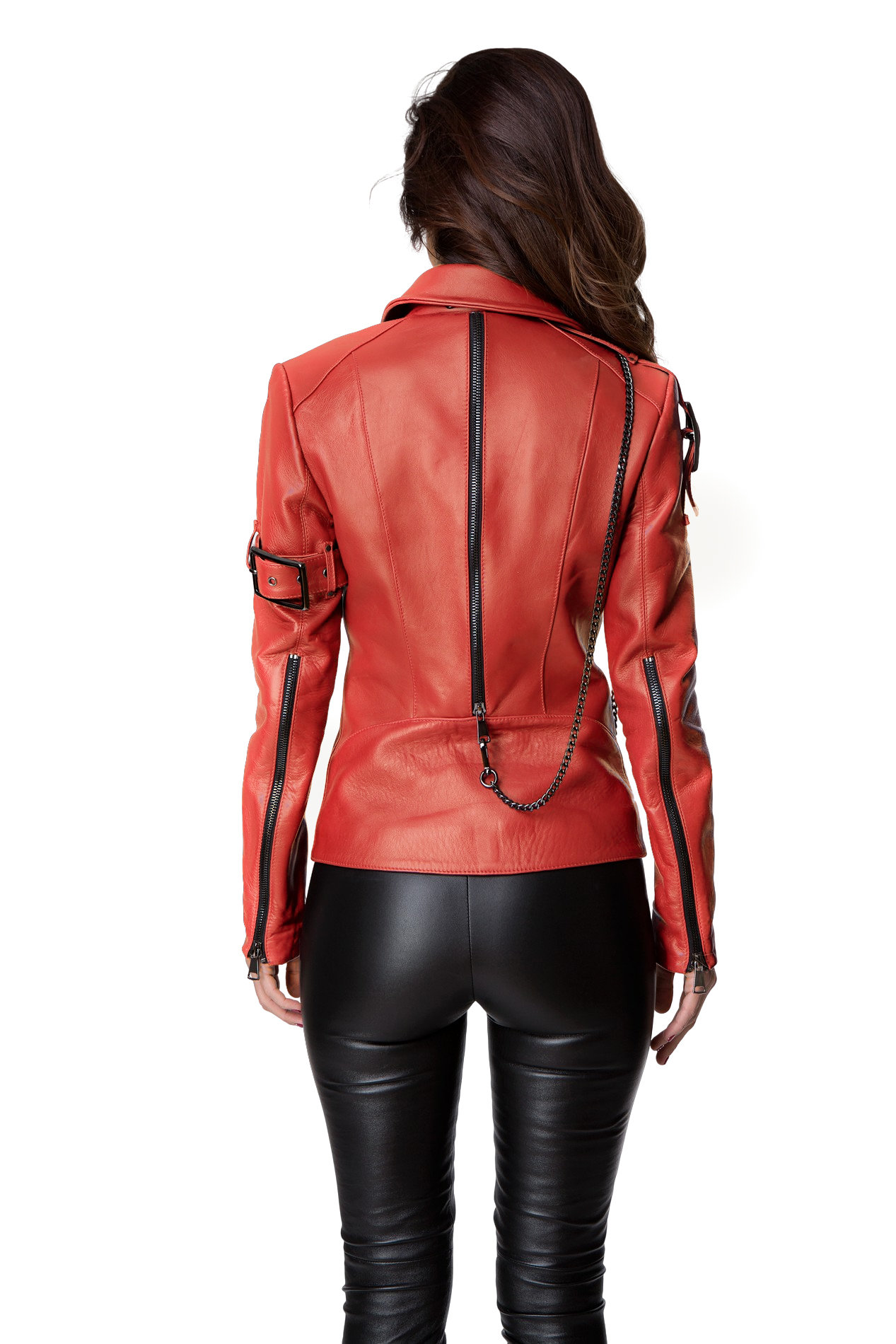 Sylvia Biker Leather Jacket