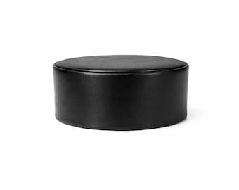 BLACK LEATHER HAT/ Real leather hat/ Stylish trendy accessory leather lambskin hat