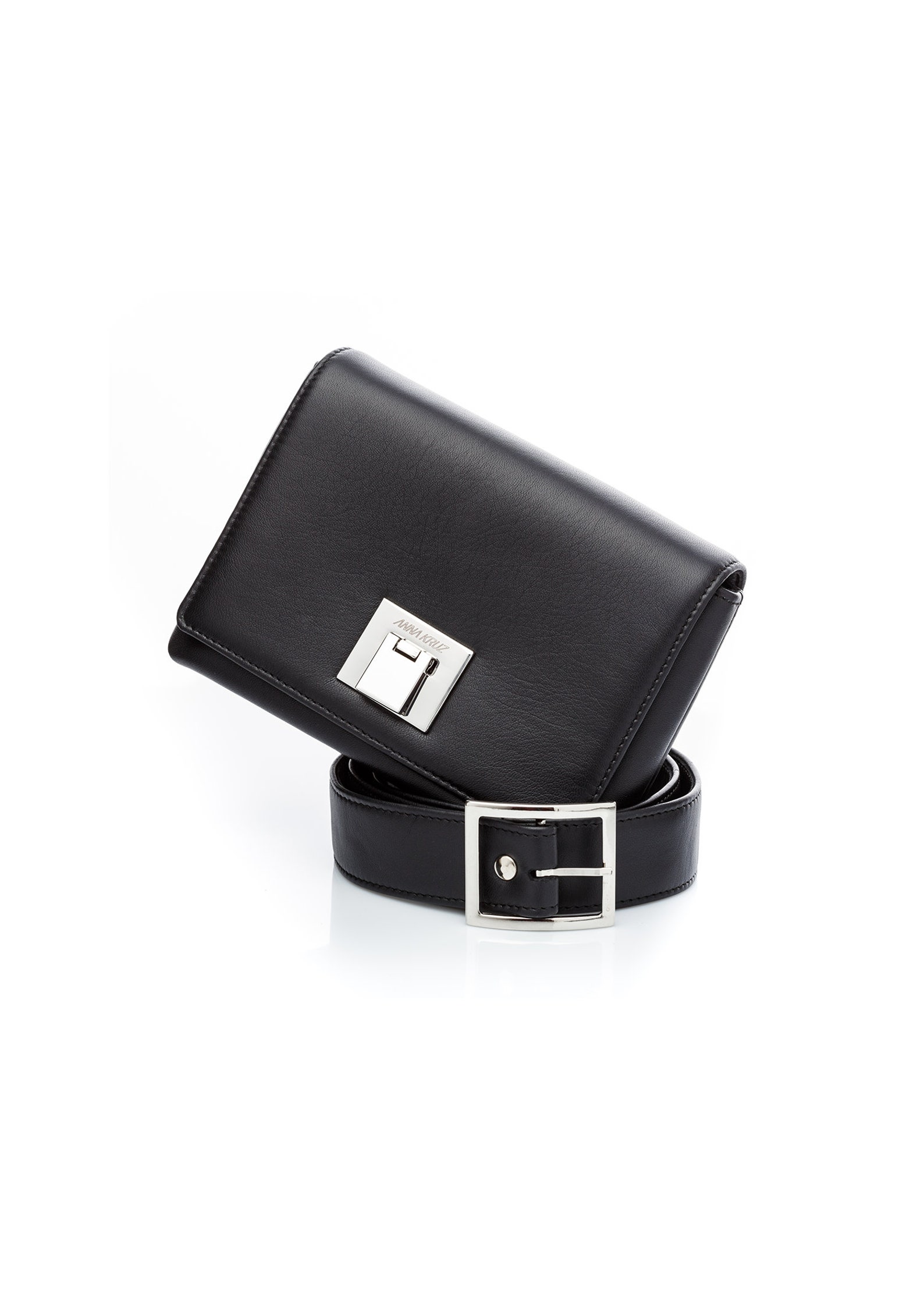 CLASSIC BELT BAG Black Leather Bag for Women Black Belt - Etsy