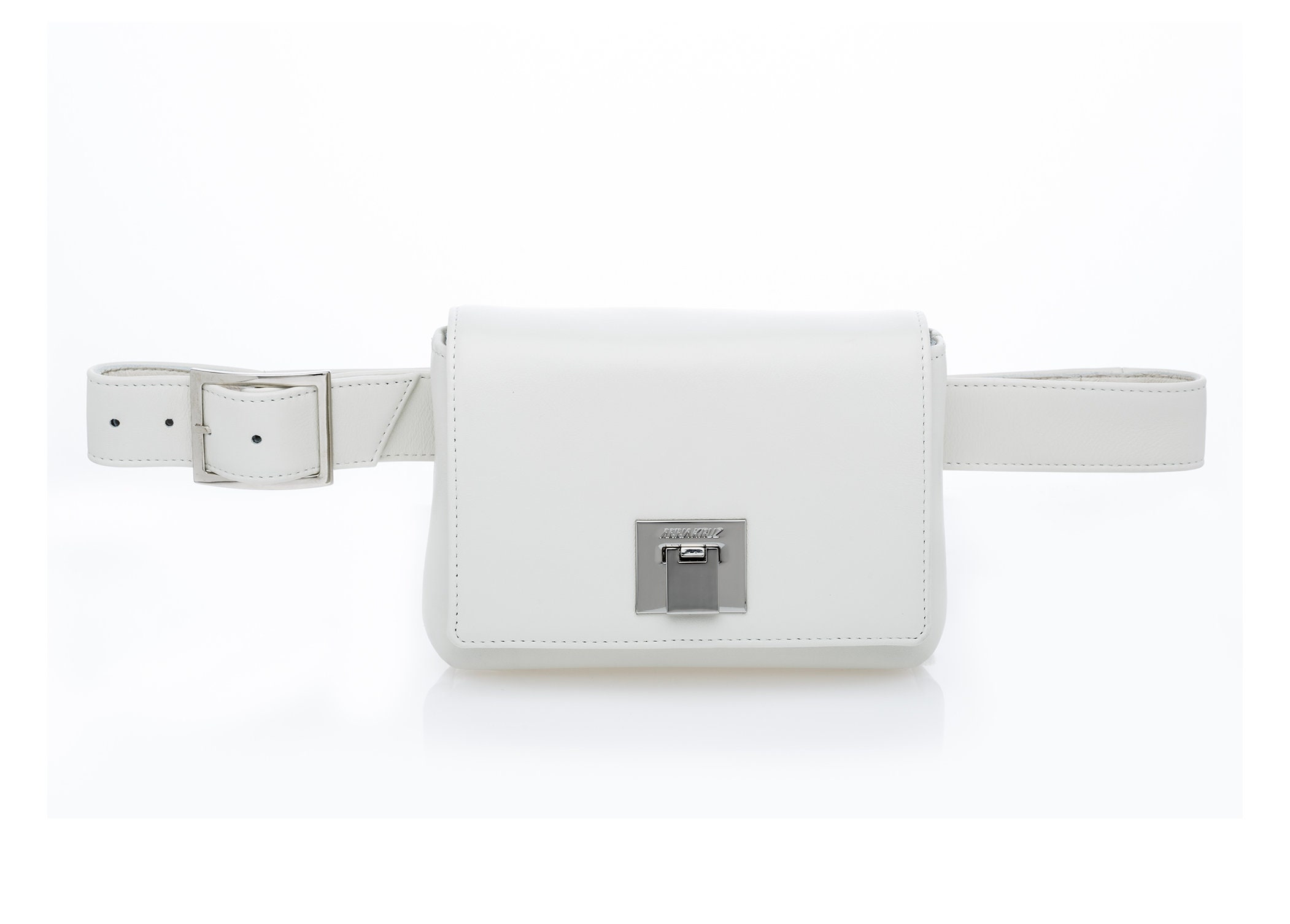 CLASSIC BELT BAG White Leather Bag for Women White Belt - Etsy