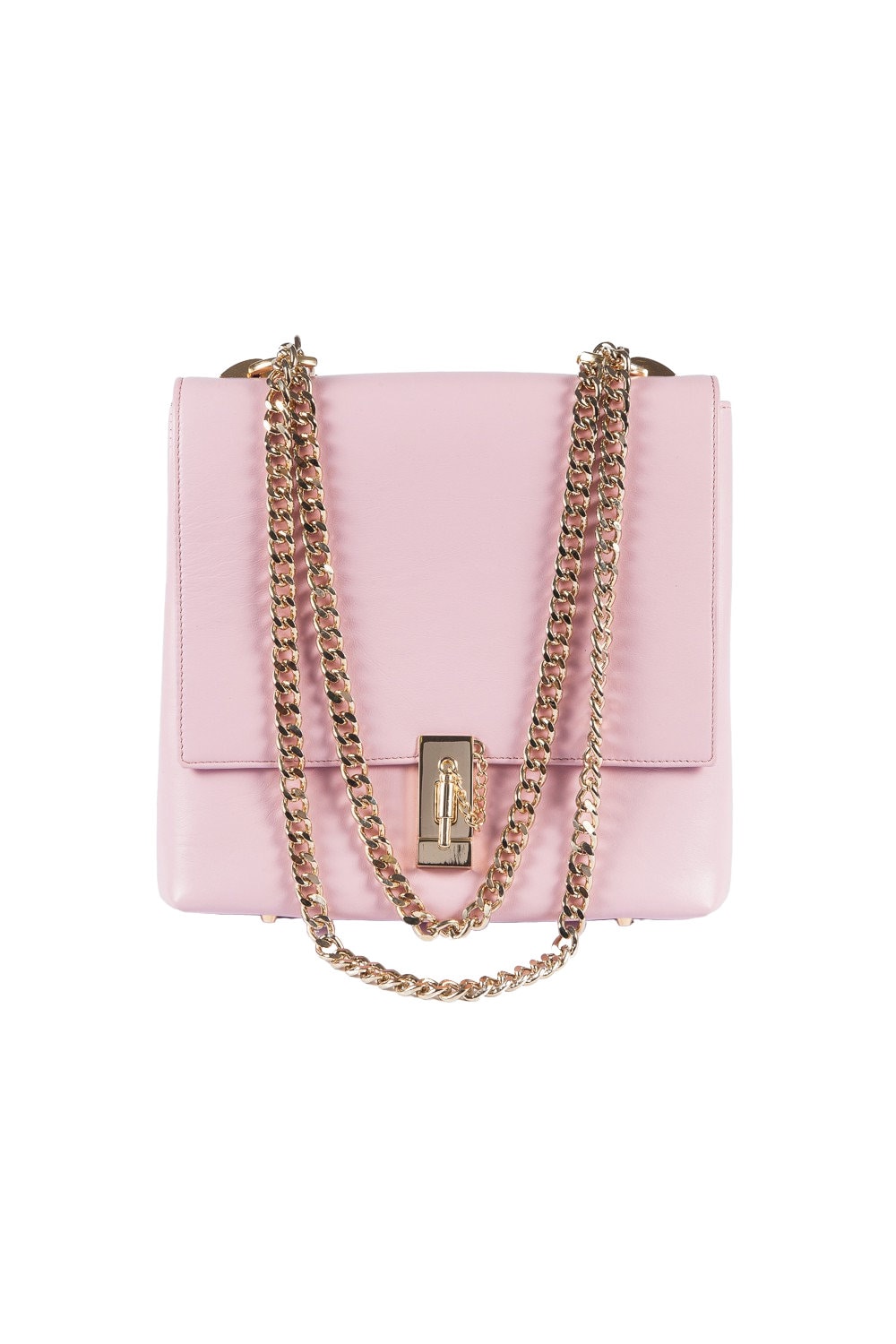 light pink leather bag