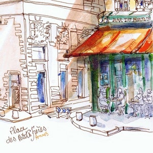 Carte Postale de Paris « La boulangerie Le Moulin de la Vierge »