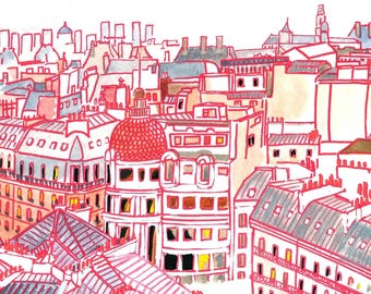 Carte Postale « Les Toits de Paris »