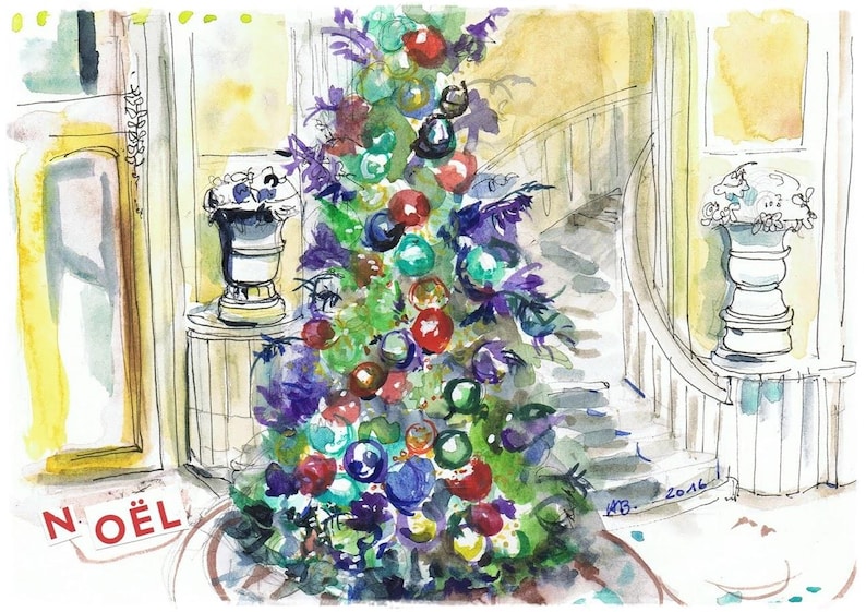 Carte Postale de Paris « Noël au Printemps » image 1