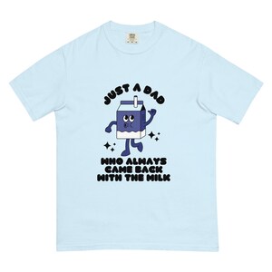 いつもミルクを持って帰ってくるお父さんのTシャツ - 送料無料 - 説明をお読みください