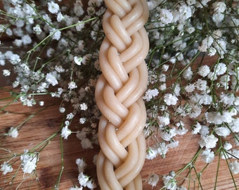 Velas Havdala artesanais, banhadas à mão. Feitas com cera de abelha natural pura, da minha própria apiária. Da bela floresta de Jerusalém.