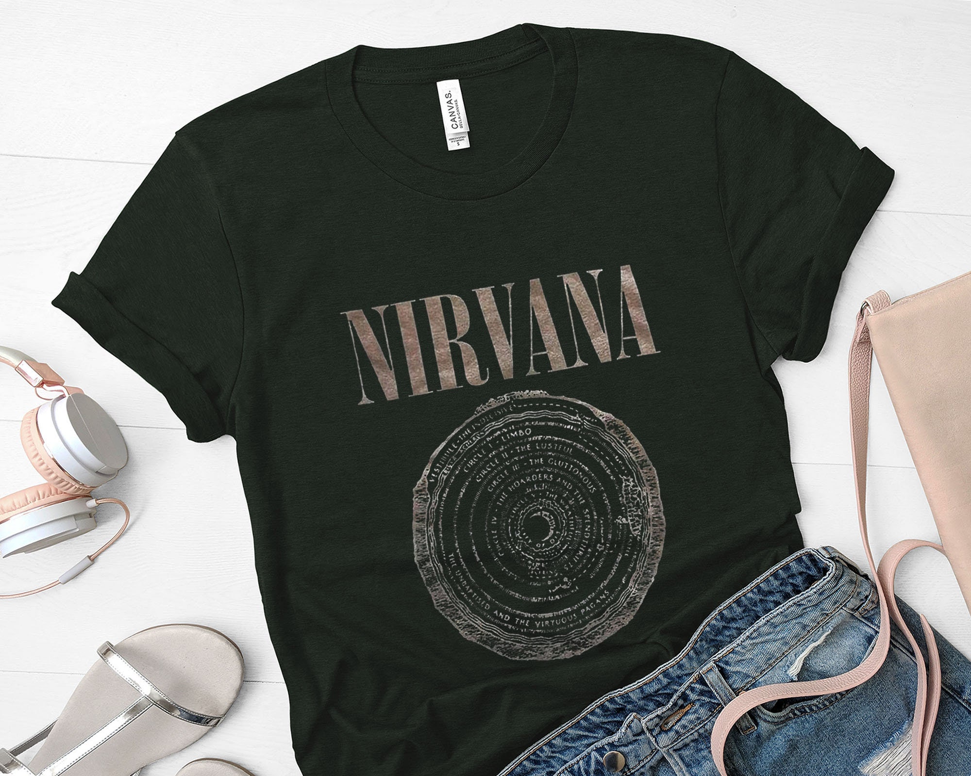 Discover Nirvana Shirt, Nirvana Band Shirt, Nirvana Album T-shirt