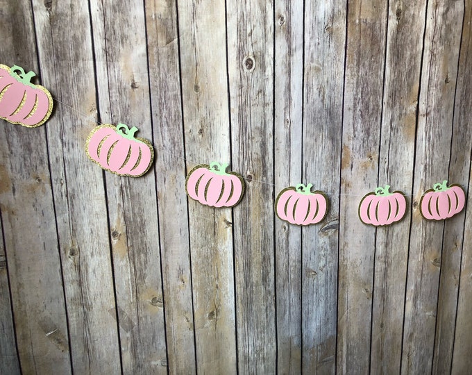 Photo Prop Baby Shower Pumpkin Garland First Birthday Fall Party