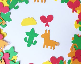 Fiesta Party Confetti - First Birthday, Mexican, Baby Shower, Cinco de Mayo, Taco Twosday