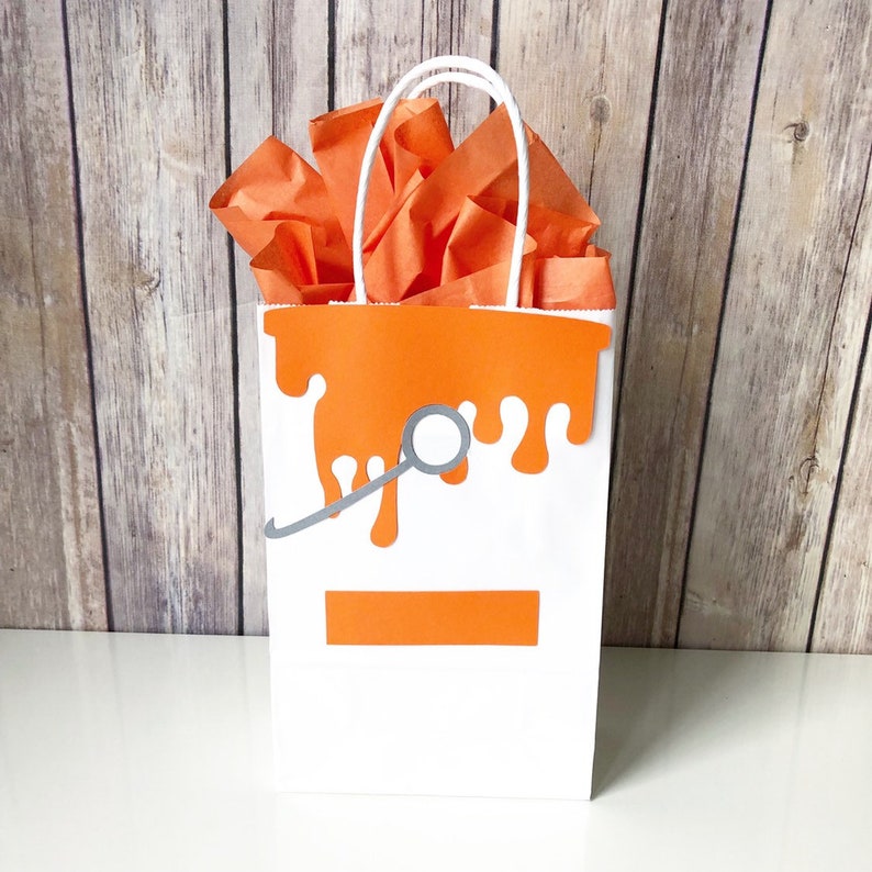 Art Party Favor Bags Painting Party Goody Bags Treat Bags Etsy