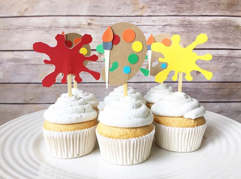 Art Party Favor Bags Painting Party Goody Bags Treat Bags Etsy