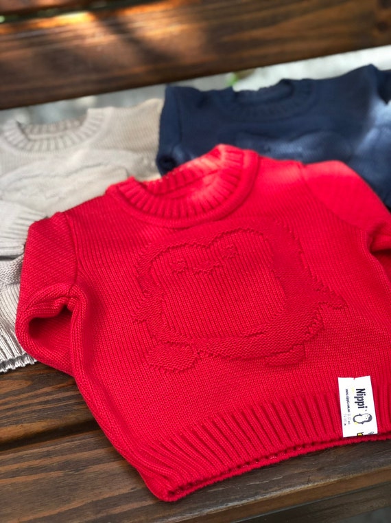 baby red jumper