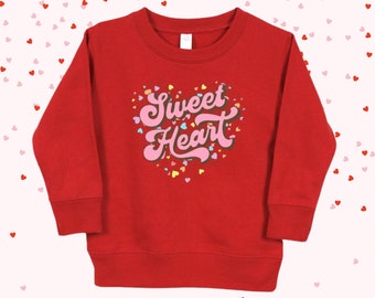 Toddler Valentines Shirt Sweatshirt | Toddler Boy Girl Valentines Outfit for Kids | Kid Valentines Day Shirt | Valentine Graphic Tee