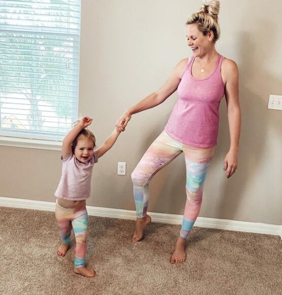 Mom And Daughter Yoga Outfits